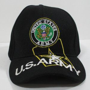 United States Army Hat Black with Emblem